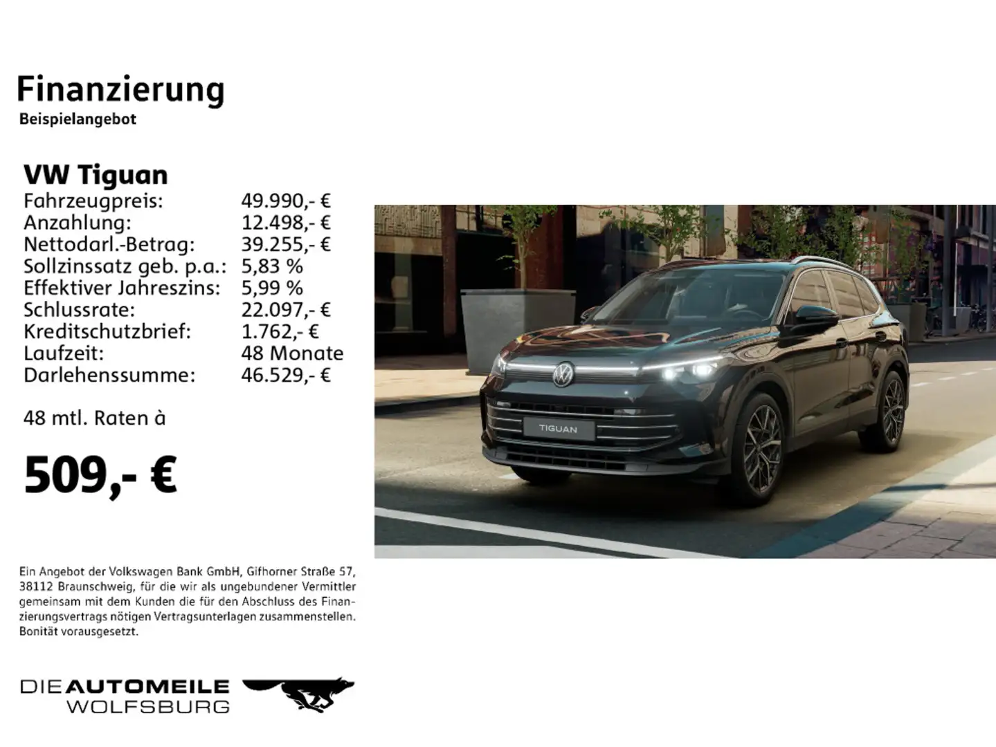 Volkswagen Tiguan 1.5 eTSI OPF DSG Elegance Zwart - 2