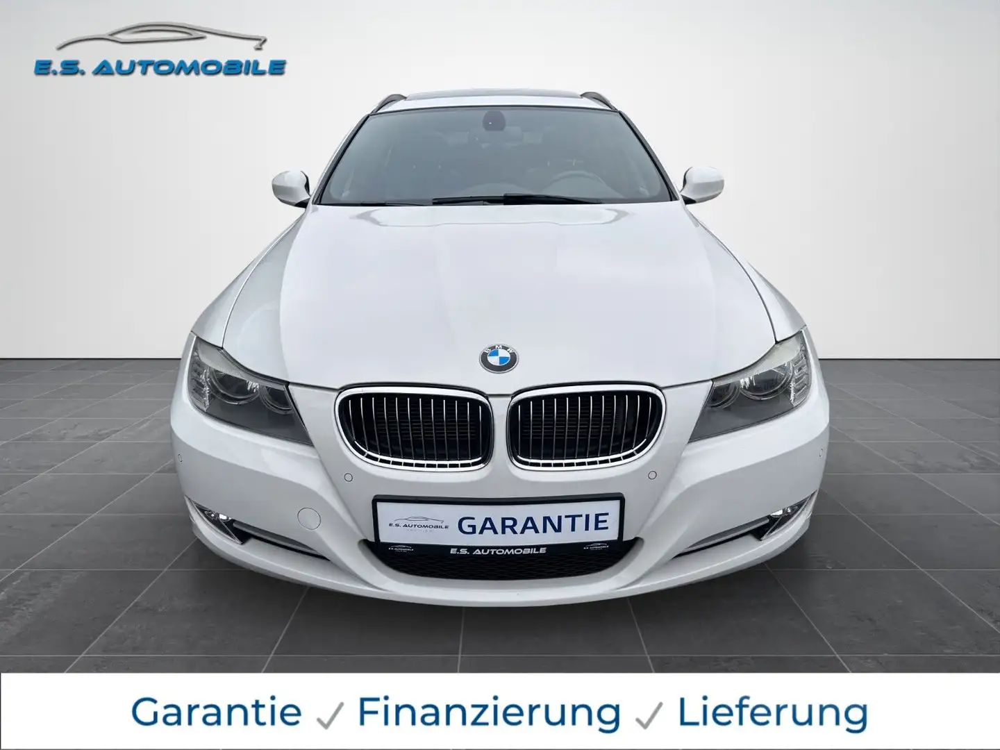 BMW 318 d Touring GARANTIE/LEDER/NAVI/SCHIEBEDACH/BT Blanc - 2