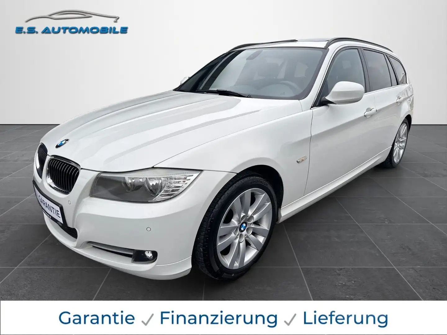 BMW 318 d Touring GARANTIE/LEDER/NAVI/SCHIEBEDACH/BT Blanc - 1