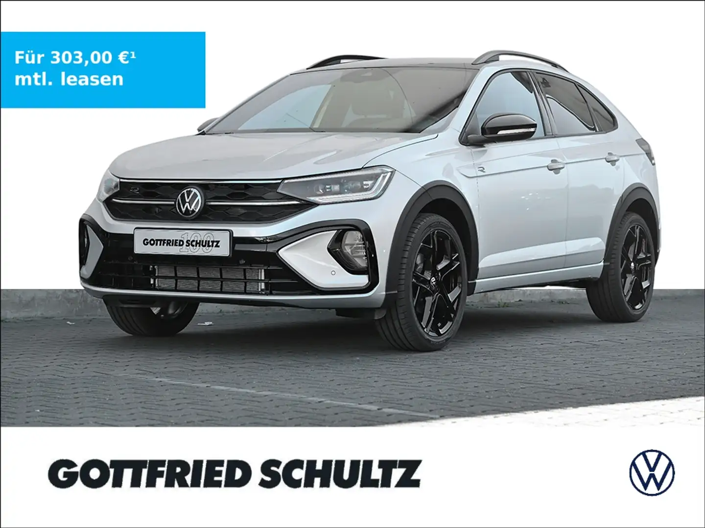 Volkswagen Taigo R-Line 1.0 TSI DSG Black StyleKamera+IQ.Drive Silber - 1