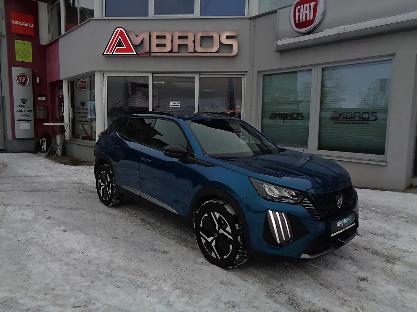 Peugeot 2008 PureTech 100 S&S Allure 6-Gang-Manuell Blau - 1