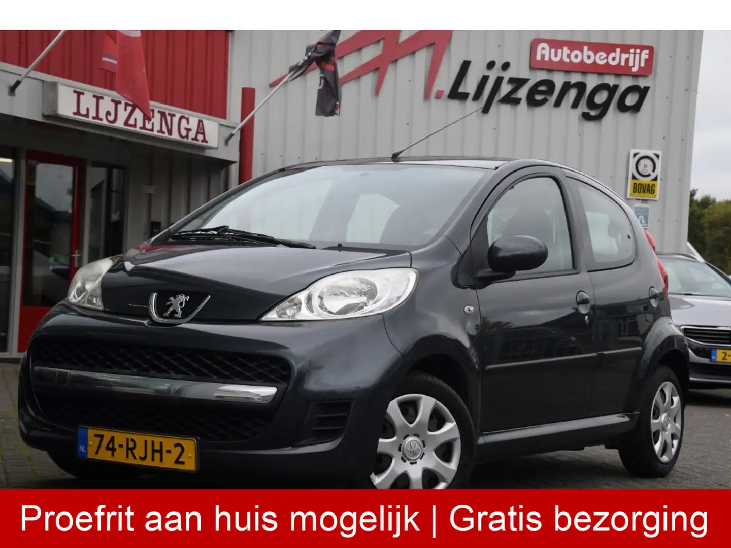 Peugeot 107 1.0-12V XS Airco | 5drs | AB+CV | radio/CD Grijs - 1