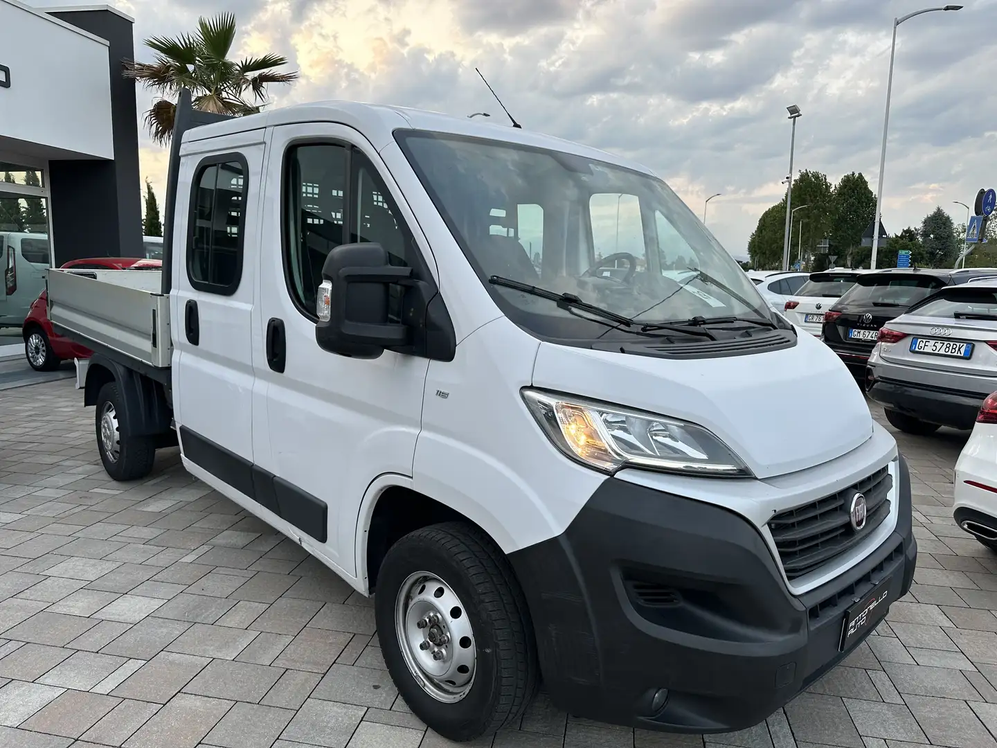Fiat Ducato 2.0 MJT 115CV FURGONE CASSONE 7 POSTI DOPPIA CABIN Blanco - 2