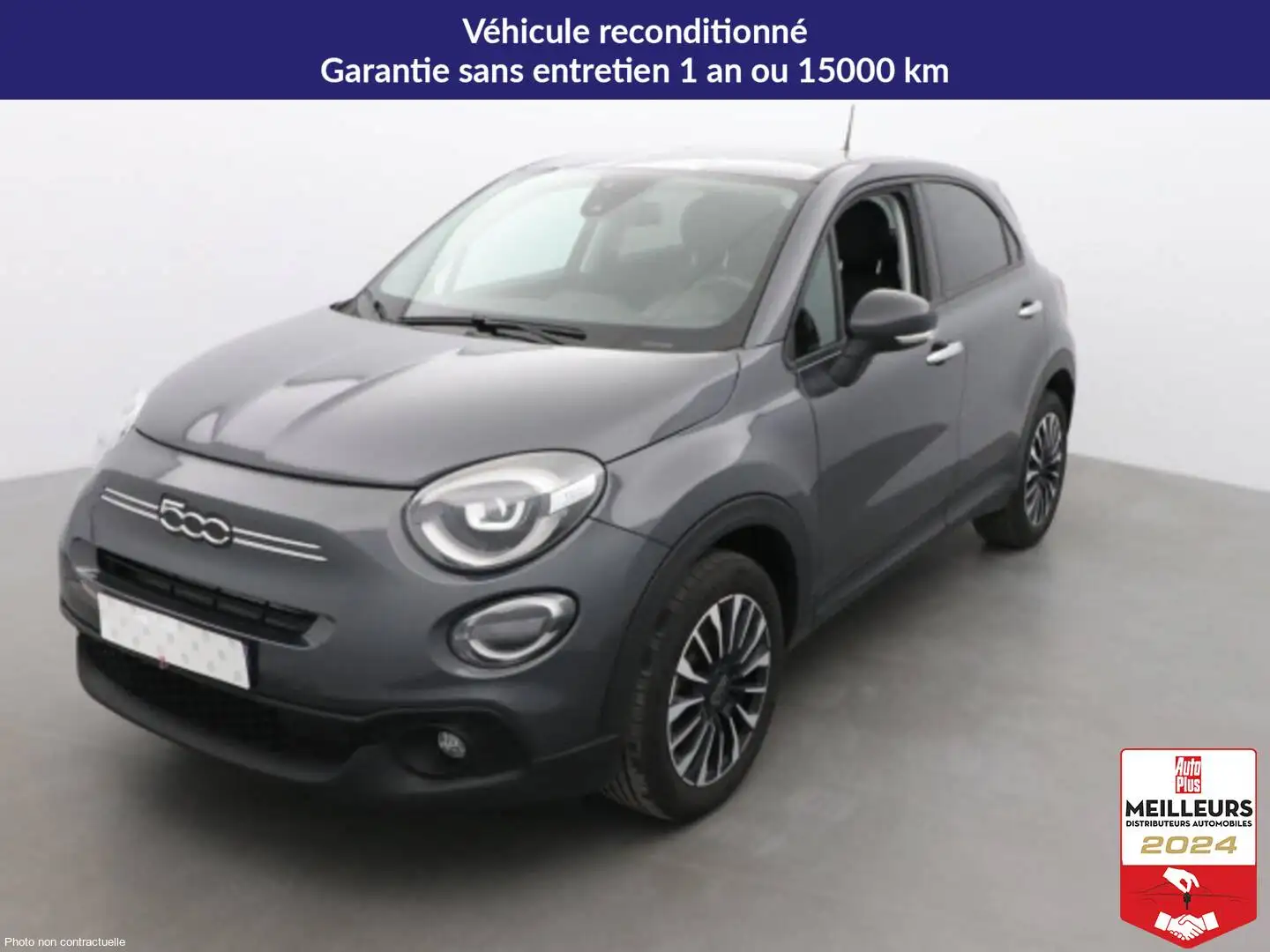 Fiat 500X 1.5 FIREFLY TURBO 130CH S/S HYBRID PACK CONFORT DC Gris - 1