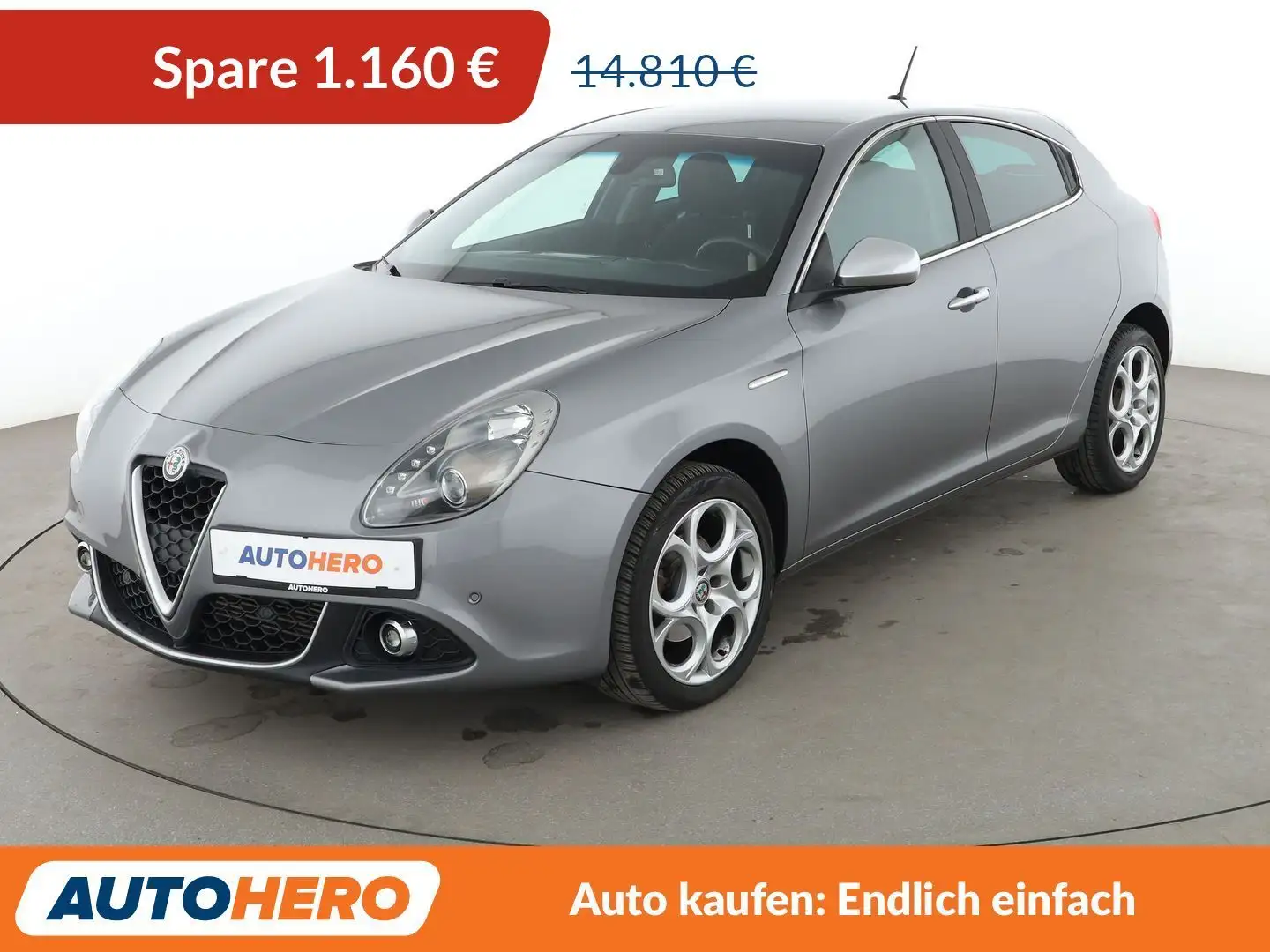 Alfa Romeo Giulietta 1.6 JTD Super Aut.*NAVI*TEMPO*PDC*SHZ* Silber - 1