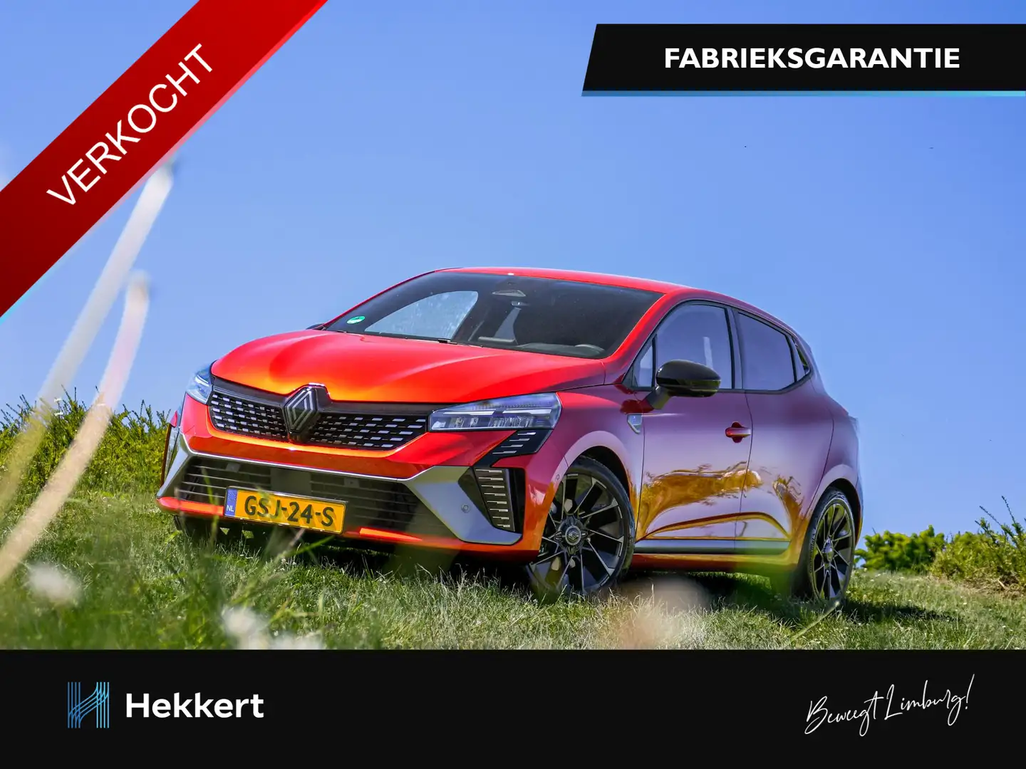 Renault Clio Esprit Alpine 1.6 E-Tech Full Hybrid 145pk Automaa Rood - 1
