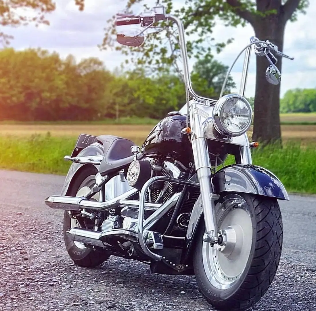 Harley-Davidson Fat Boy EVO *SOMMER ANGEBOT* Zwart - 1