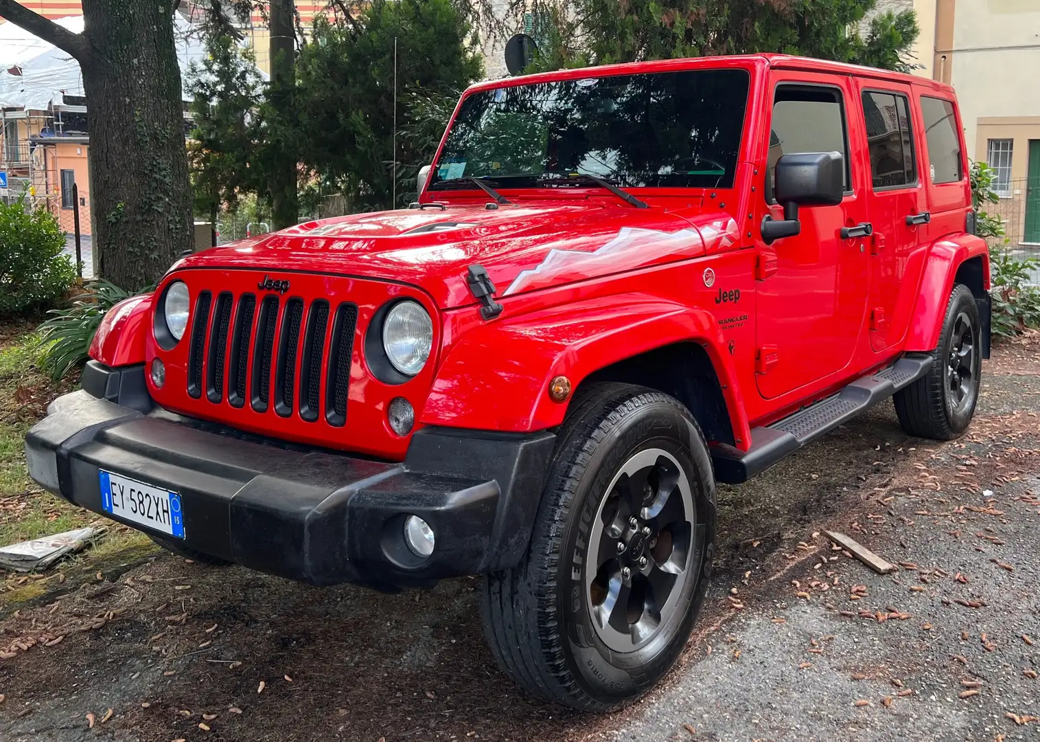 Jeep Wrangler 2.8 crd X edition auto Rouge - 1