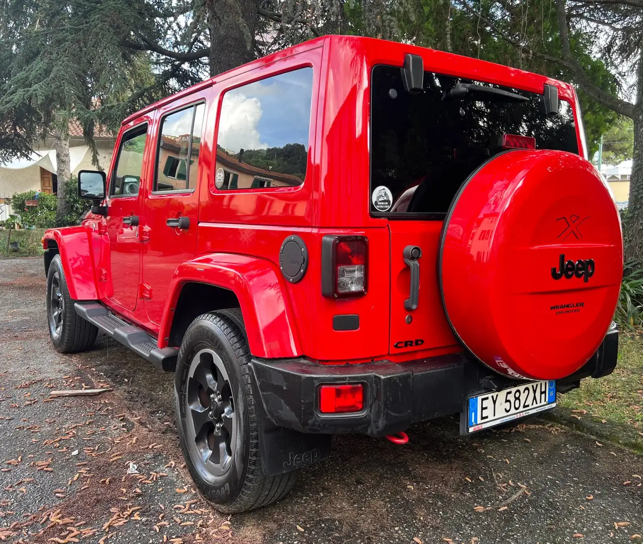 Jeep Wrangler 2.8 crd X edition auto Rouge - 2