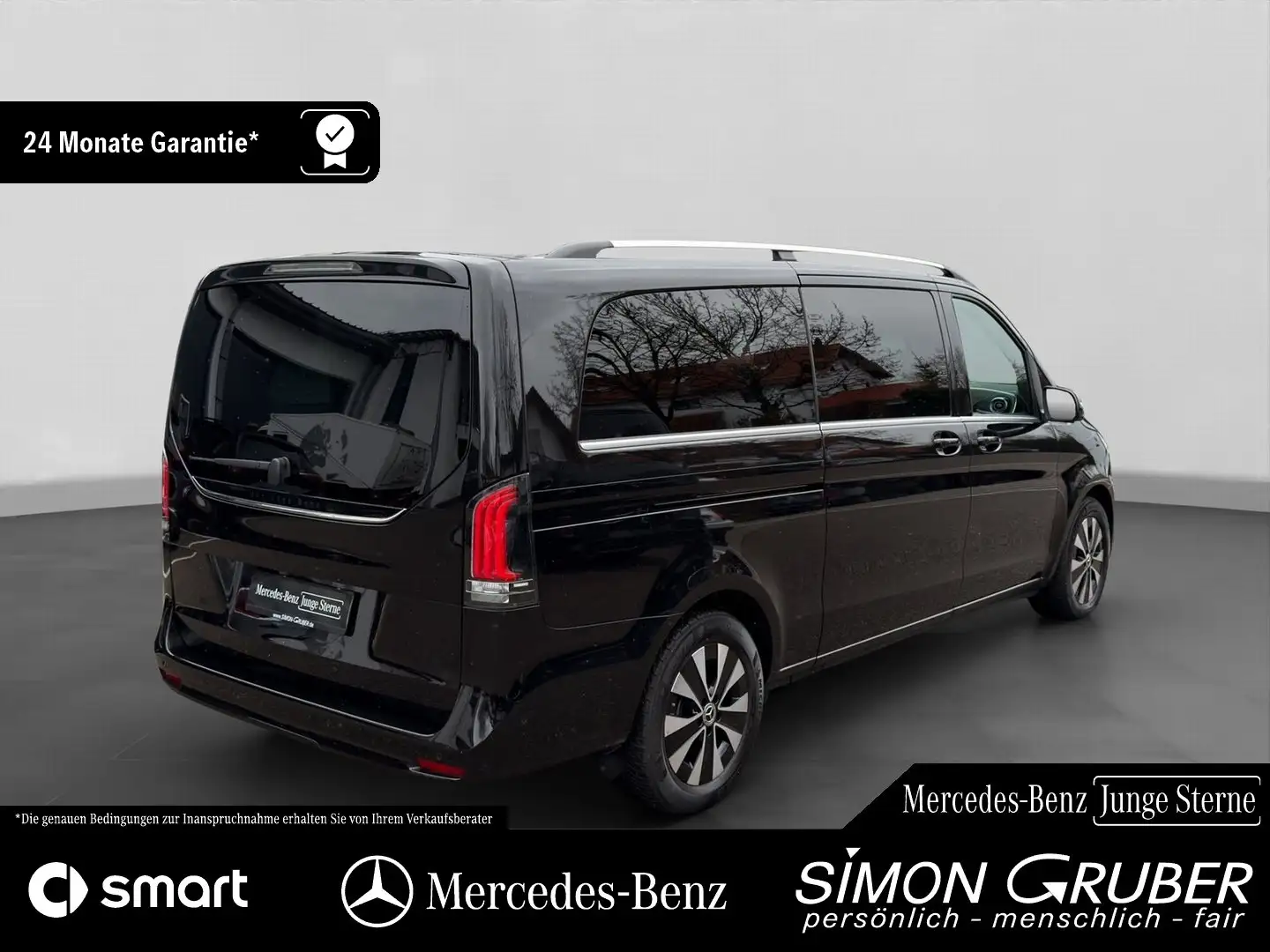 Mercedes-Benz V 300 d 4M AVANTGARDE Extralang Webasto 7 Sitze Schwarz - 2