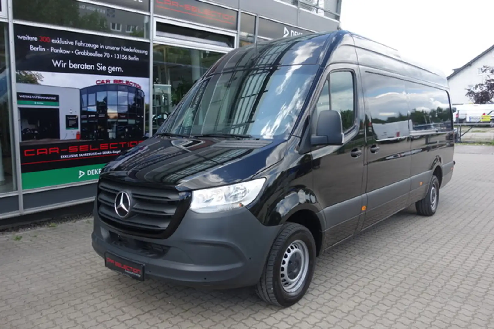 Mercedes-Benz Sprinter 319 CDI MAXI 2sTÜR/SORTIMO/gr.MBUX/KAM Fekete - 1
