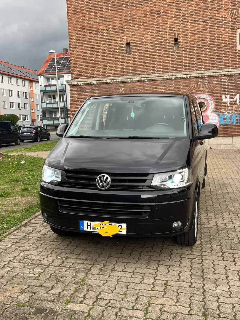 Volkswagen T5 Transporter Kombi lang mixto Fekete - 1