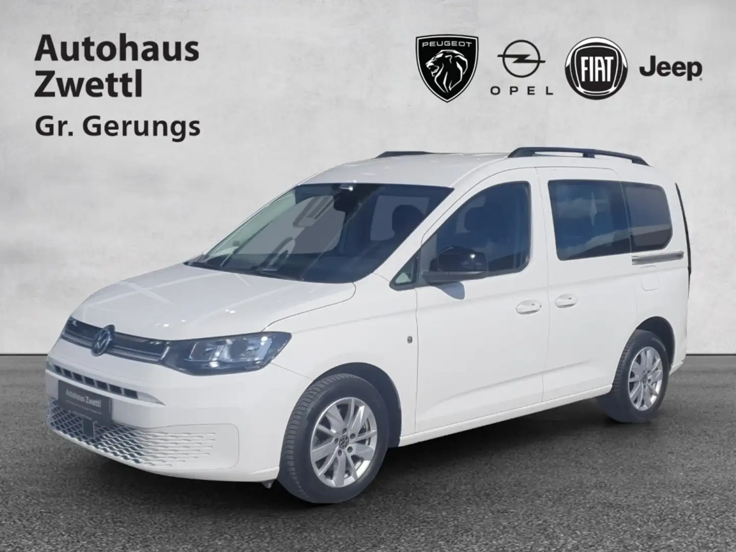 Volkswagen Caddy Life 2,0 TDI DSG Blanc - 1