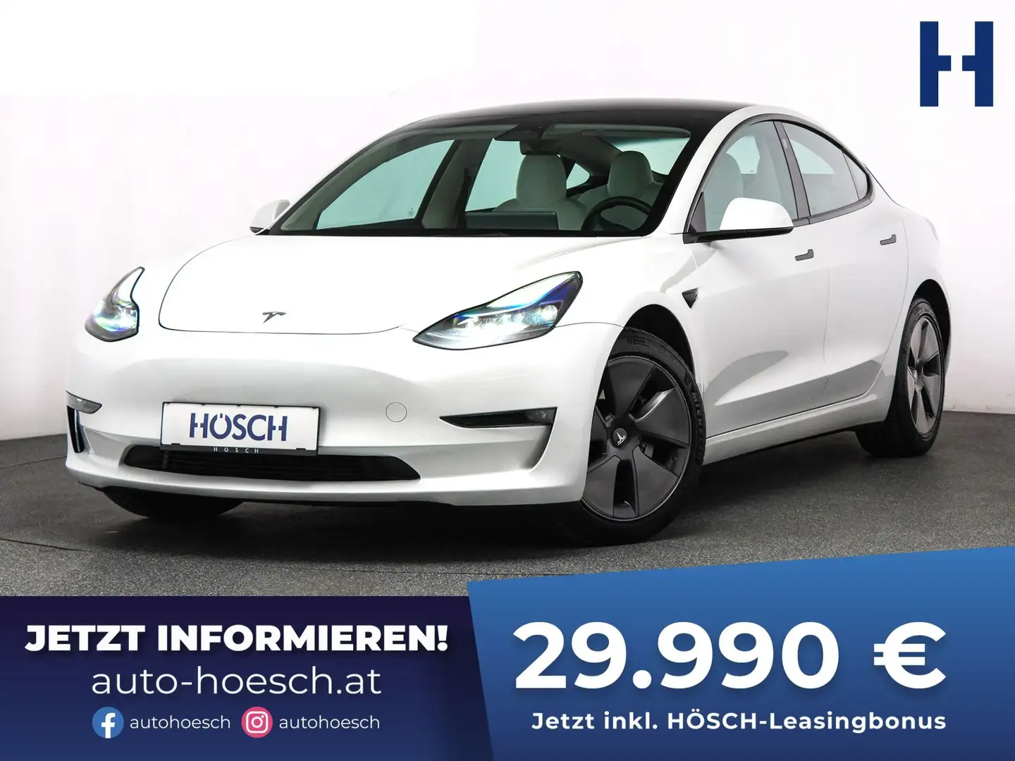 Tesla Model 3 Long Range AWD Ust. ausweisbar Weiß - 1