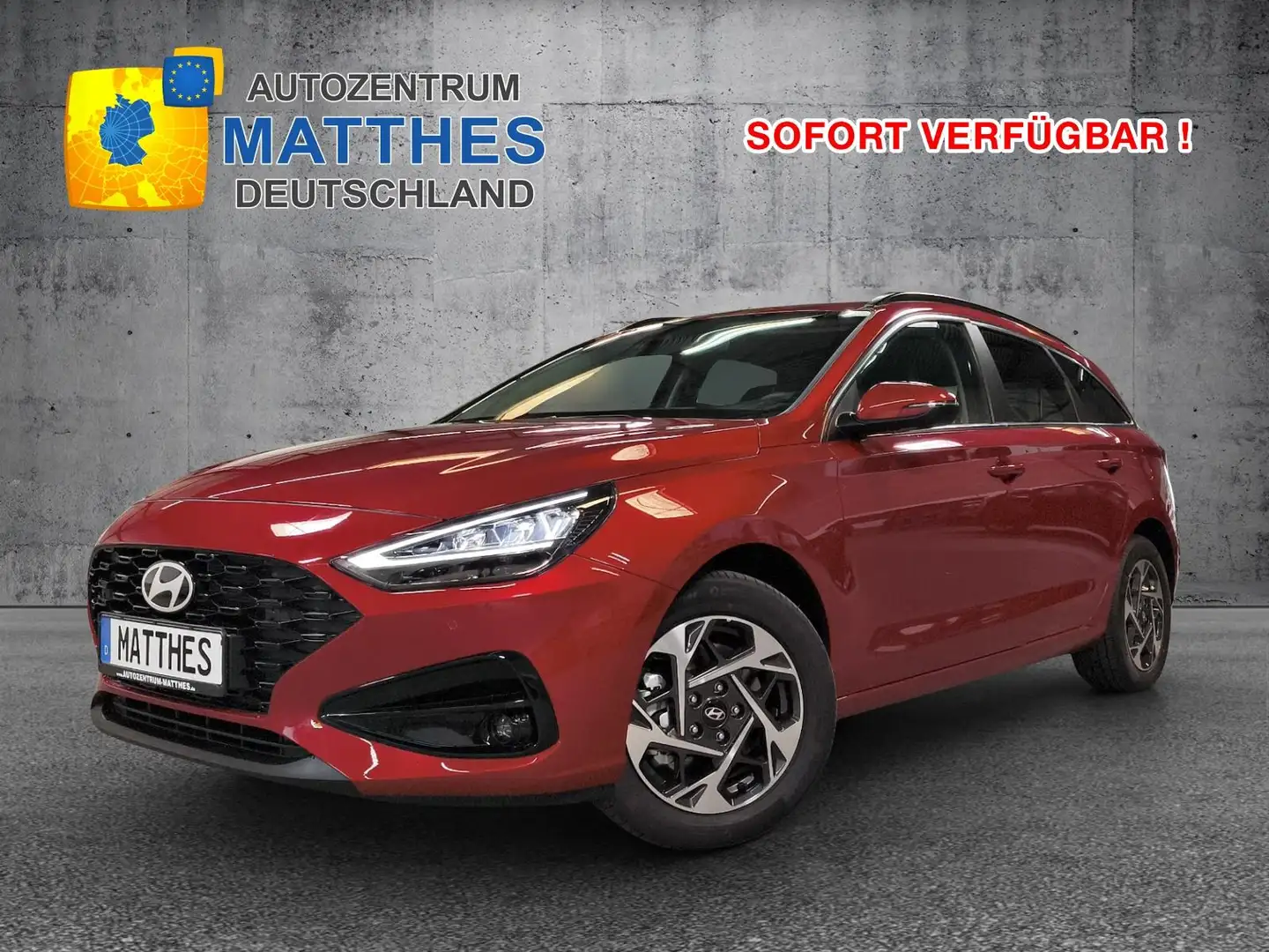 Hyundai i30 Kombi 1.5i Style SOFORT! Navi WinterPak Temp Ka... Червоний - 1
