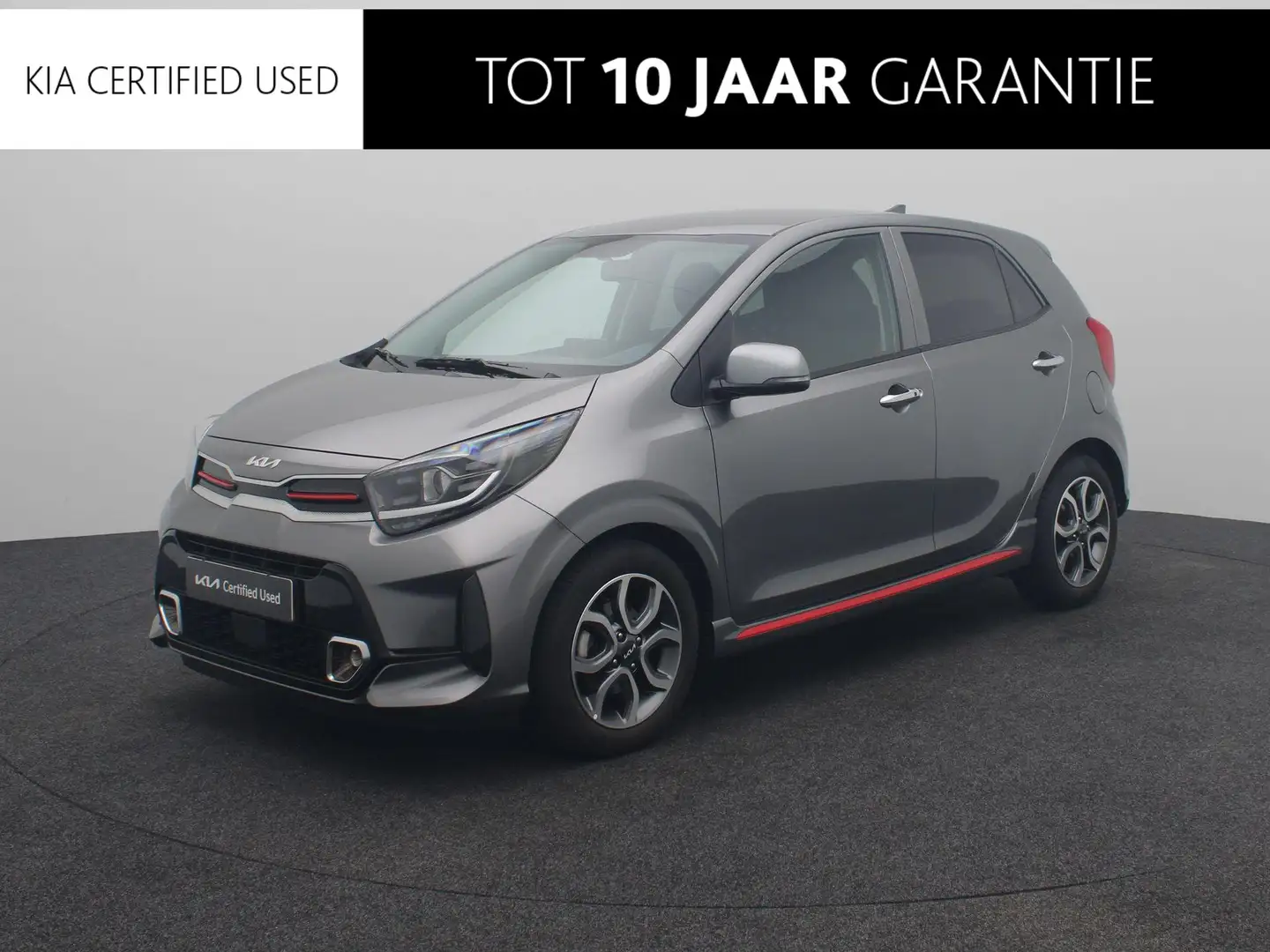 Kia Picanto 1.0 DPi GT-Line | Climate Control | DEMO | Lichtme Grijs - 1