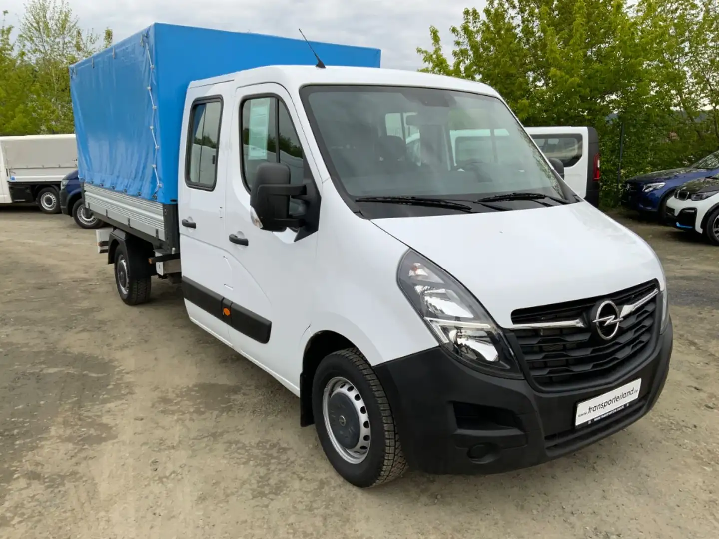 Opel Movano B Doka Kipper L3  6-Sitze+Klima+Navi+AHK Blanco - 2