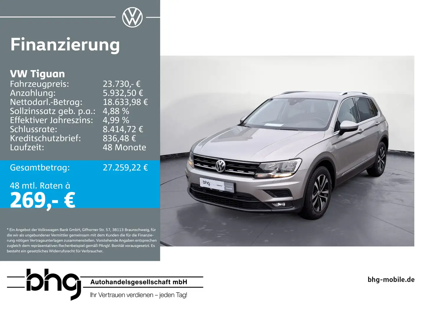 Volkswagen Tiguan 1.5 TSI DSG Argent - 1