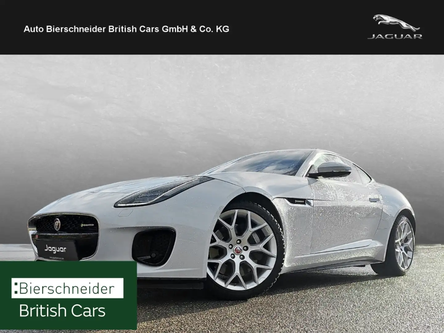 Jaguar F-Type Coupe P300 R-Dynamic 499,- FINANZIERUNG ANZAHLUNG White - 1