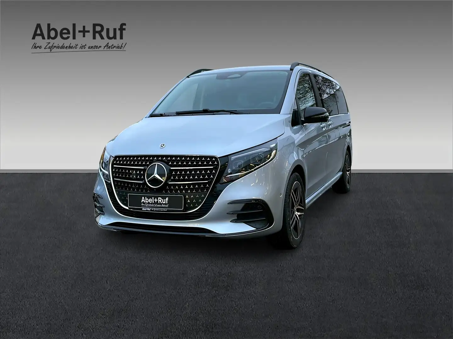 Mercedes-Benz V 300 d lang STYLE+AMG+MULTI+NIGHT+DISTR+AHK+360 Silber - 1