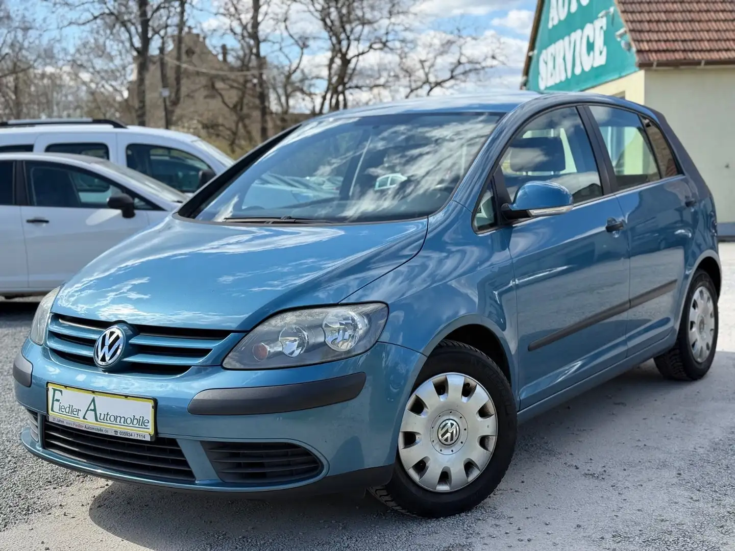 Volkswagen Golf Plus 1.6 Comfortline /1.HD/KLIMAAUT/TÜV Blauw - 1