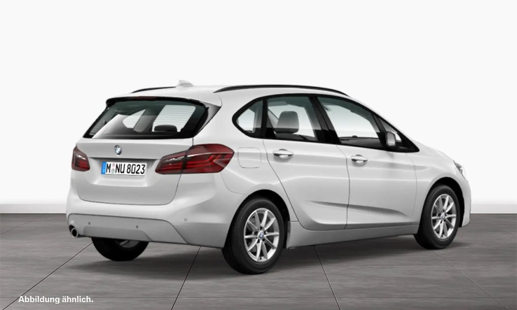 BMW 218 i Active Tourer Advantage LED Navi Tempomat Weiß - 2