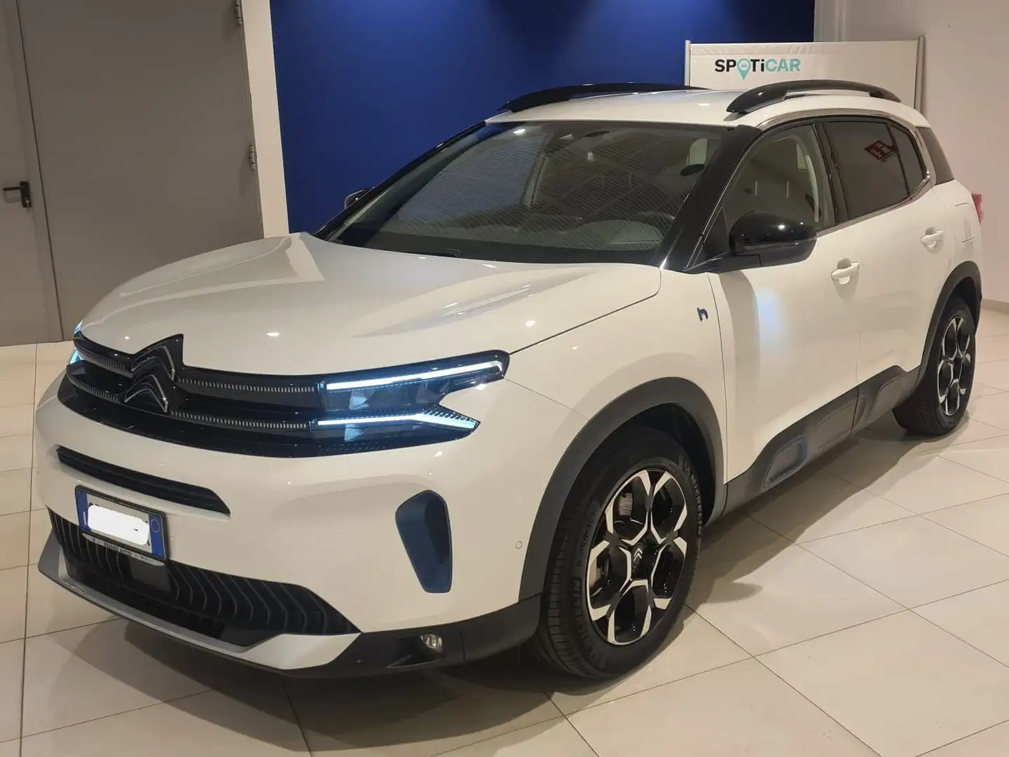 Citroen C5 Aircross 1.6 hybrid phev SHINE 180 e-eat8  *easy drive* Blanc - 2