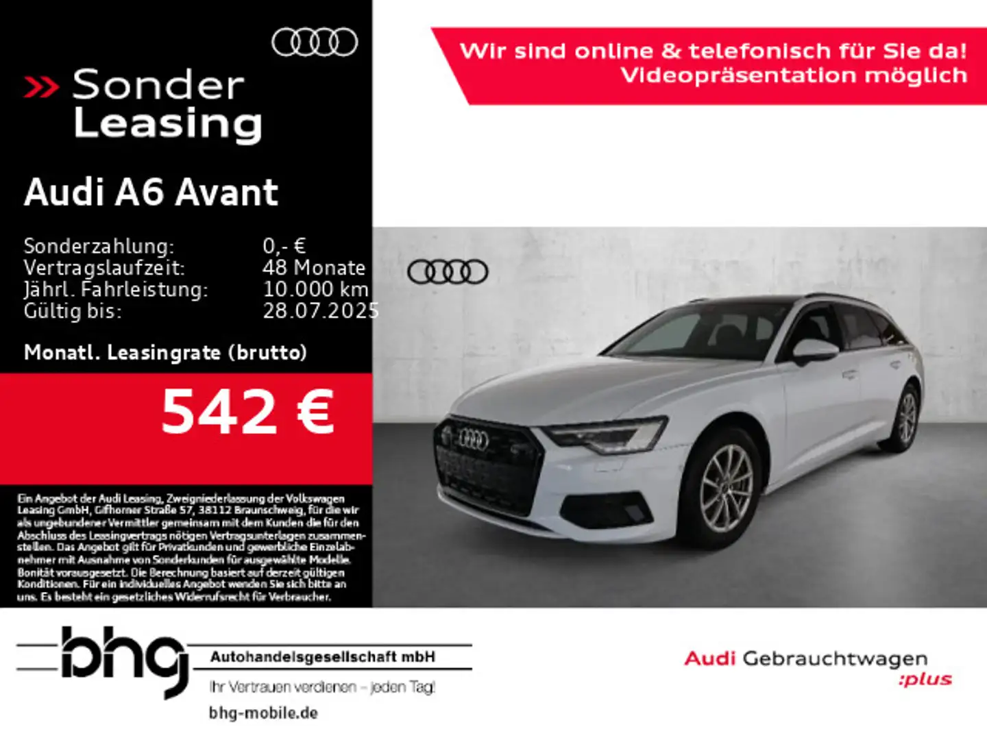 Audi A6 35 TDI S tronic advanced Pano Kamera Weiß - 1