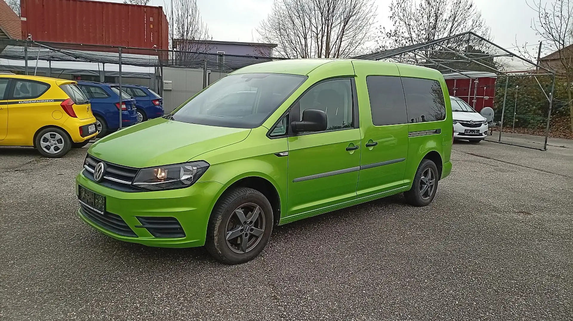 Volkswagen Caddy Kombi Maxi 1,4 TGI Erdgas/Benzin Grün - 1