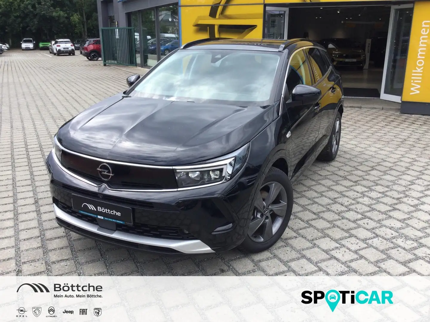 Opel Grandland 1.2 Elegance AT/Allw/LED/Navi/Shz/Kamera/Klimaauto Negro - 1