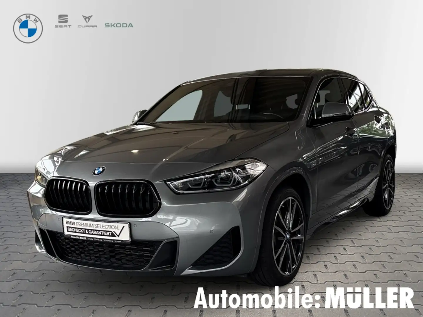 BMW X2 sDrive18i M Sport Navi Leder LED El. Heckklappe Me Gris - 1
