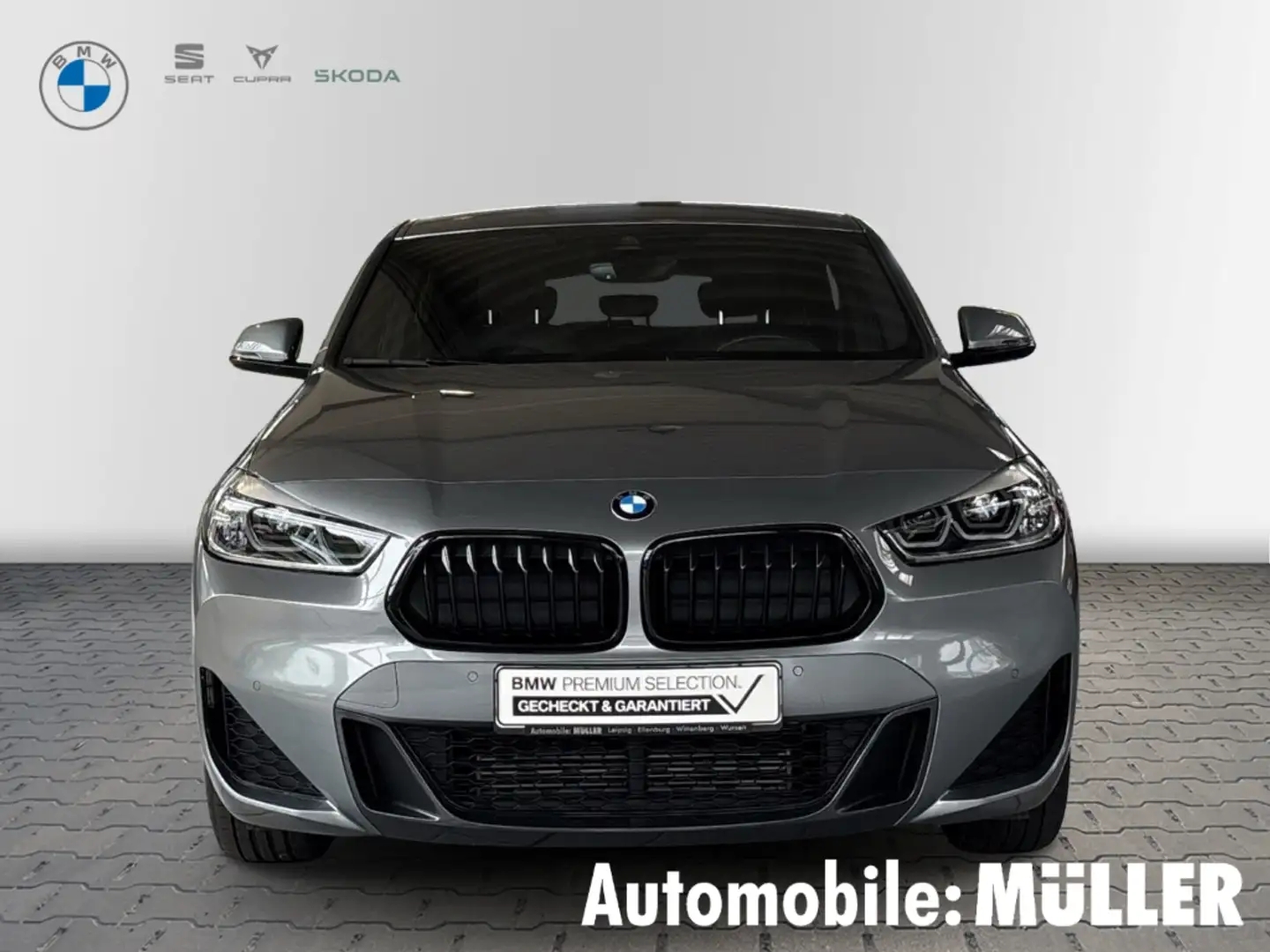 BMW X2 sDrive18i M Sport Navi Leder LED El. Heckklappe Me Gris - 2