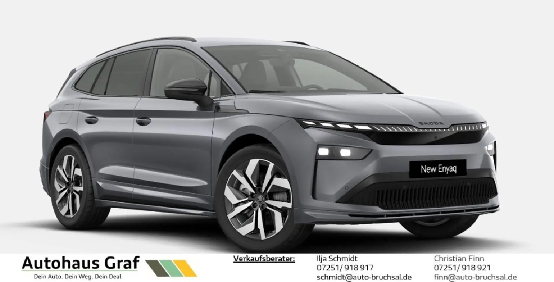 Skoda Enyaq Enyaq 85x 4x4 Sportline * Maxx Paket *AHK Gri - 1