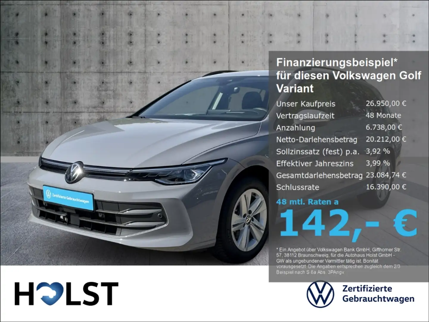 Volkswagen Golf Variant VIII 1.5TSI Business-Premium LED ACC DAB GJR Grau - 1