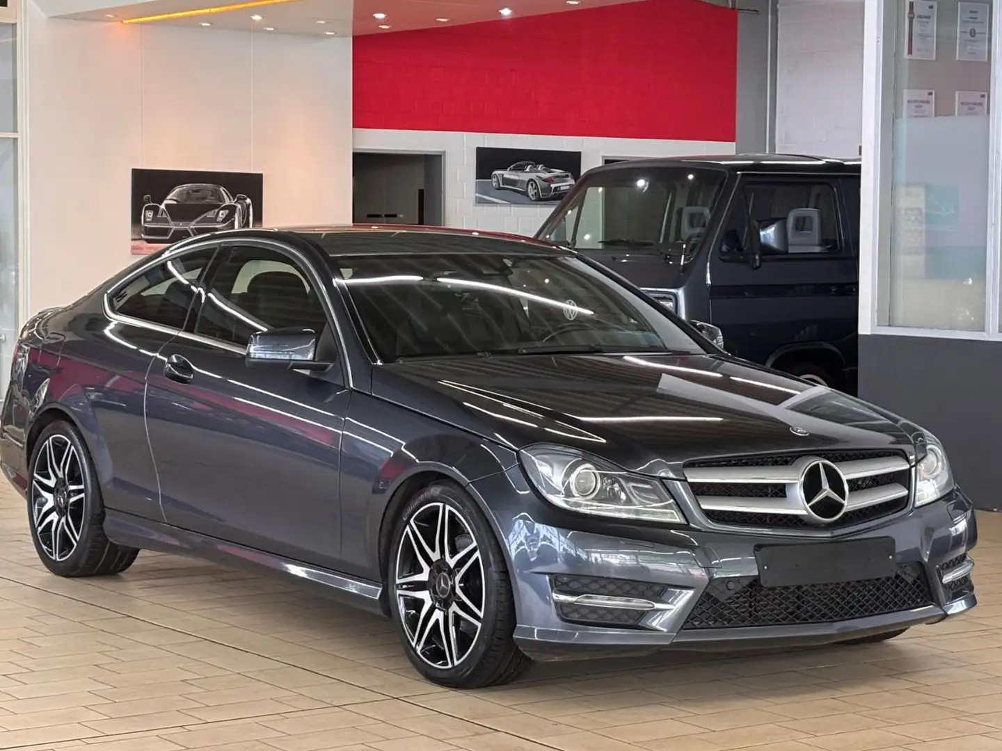 Mercedes-Benz C 250 C250 CDi COUPE 7G AMG *XENON*COMAND*LEDER*18 Grau - 1