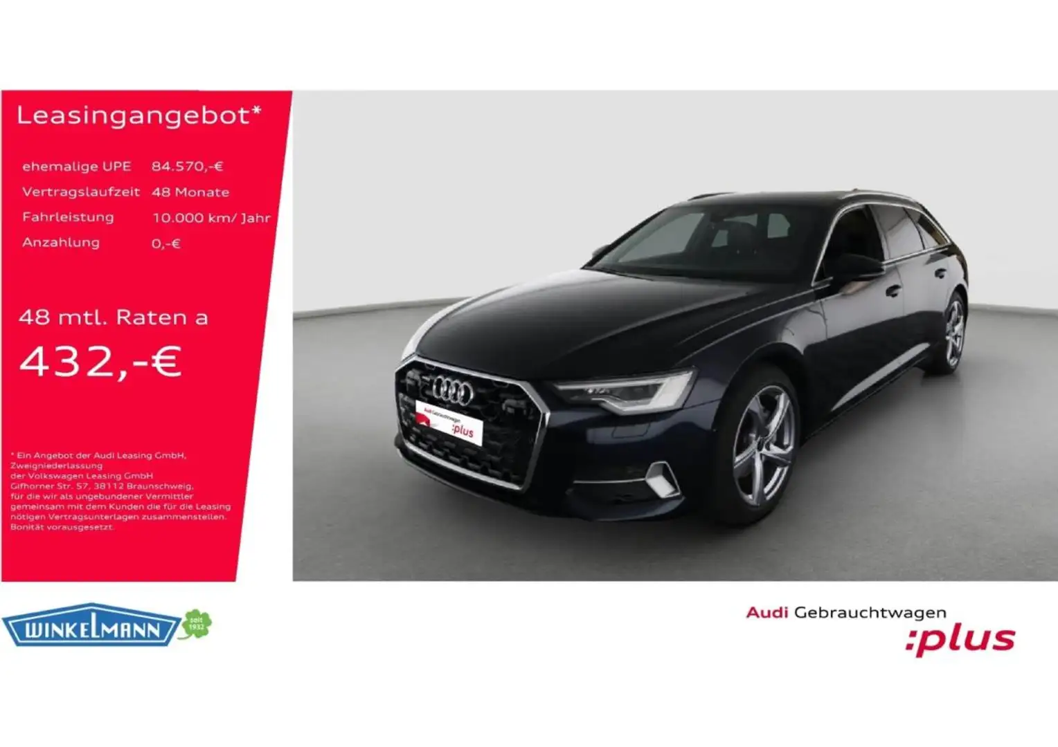 Audi A6 Avant Sport 40 TDI ACC AHK MATRIX 360° NAVI **SOFO Blau - 1