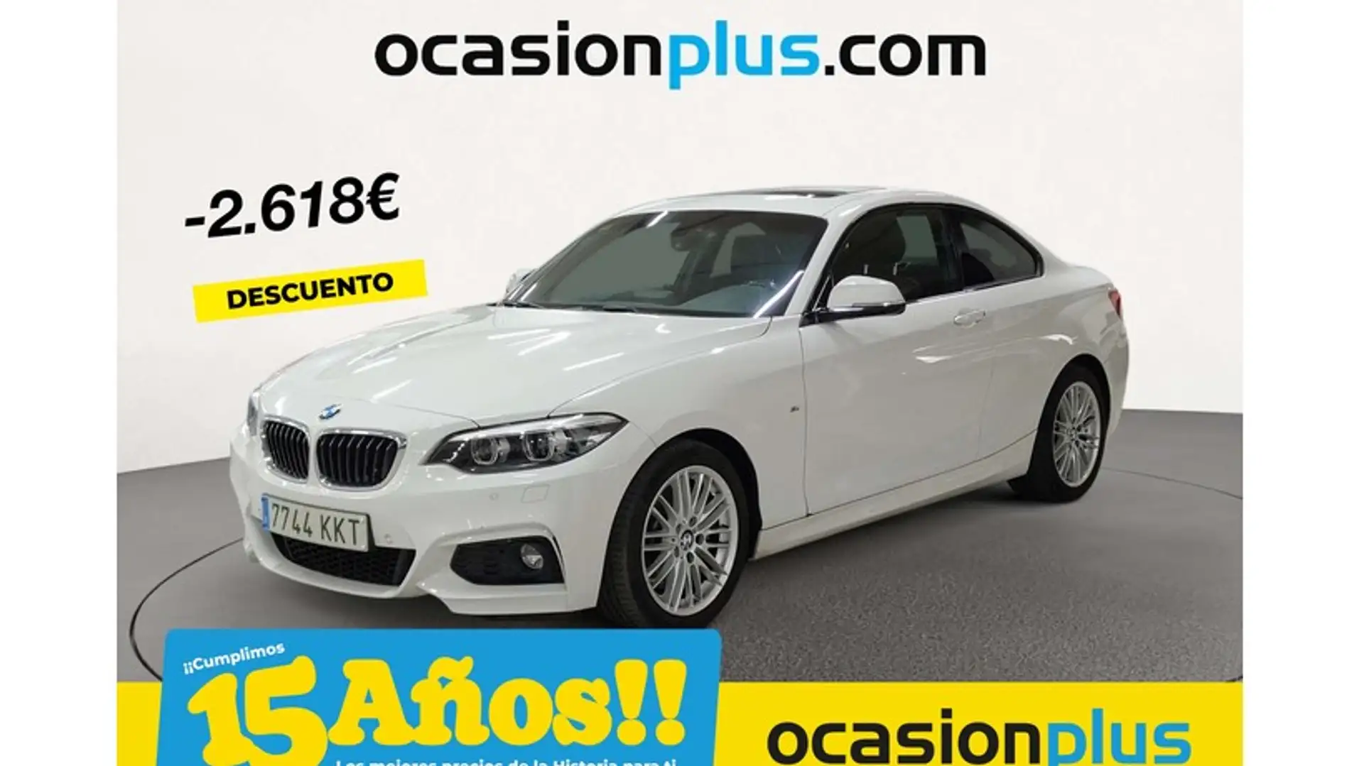 BMW 230 230iA Coupé Blanc - 1