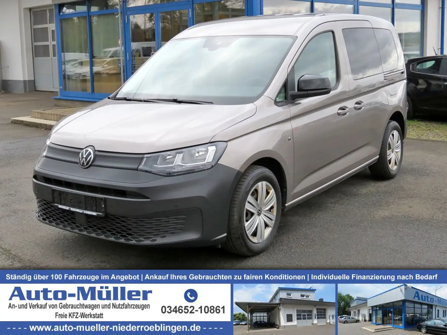 Volkswagen Caddy 2.0 TDI DPF Standheizung PDC AHK Beige - 1