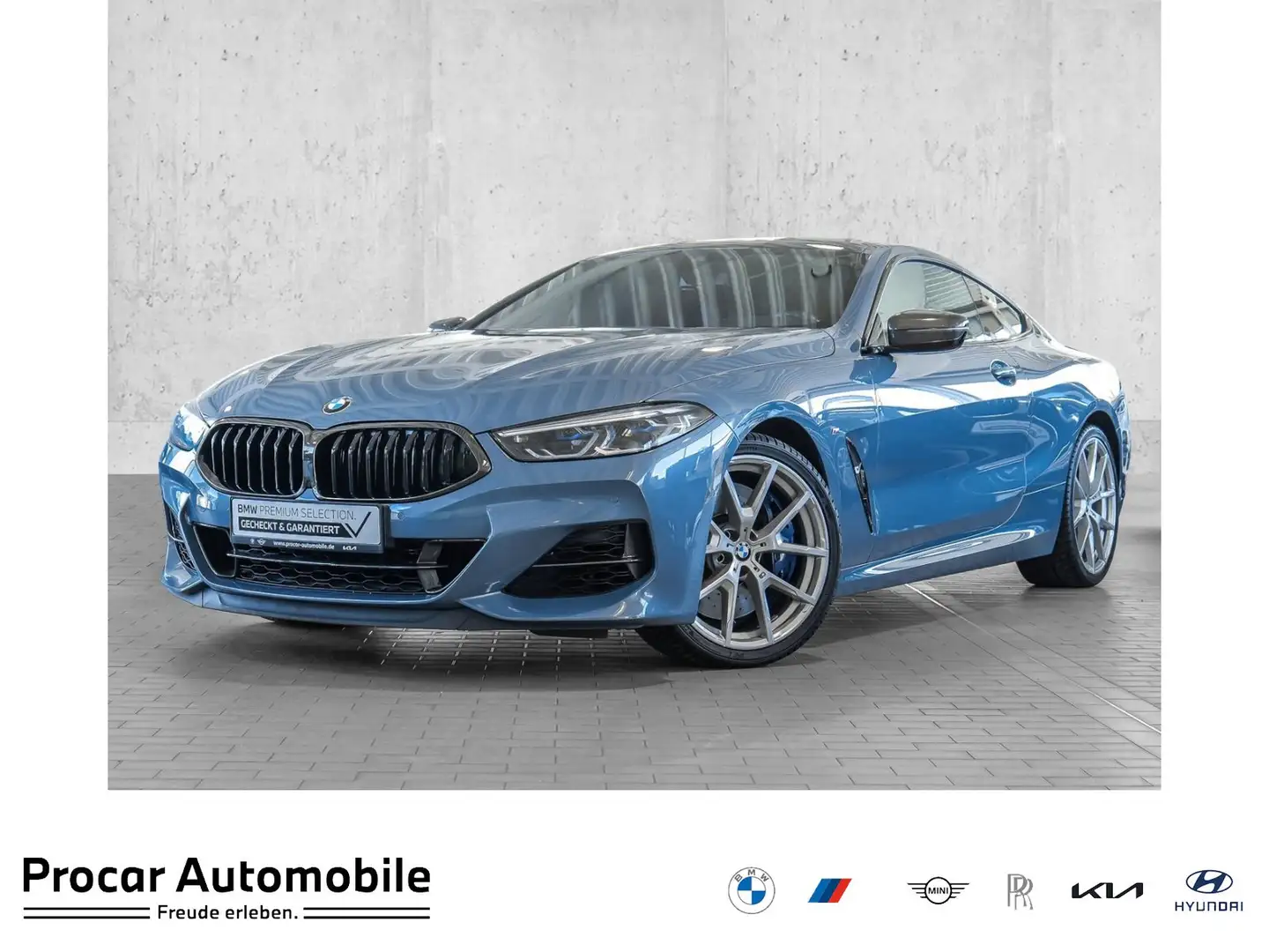 BMW M850 i xDrive Coupé Carbon Laser Adapt.FWK Soft-Cl. Синій - 1