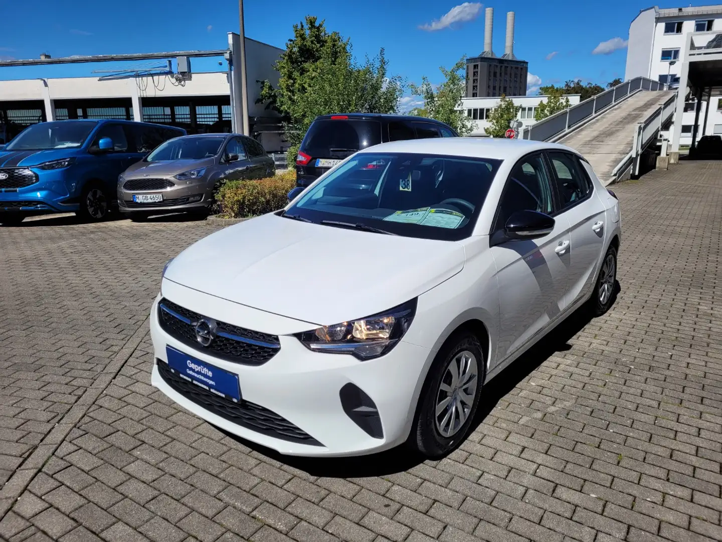 Opel Corsa F 1.2 Edition Klima Bluetooth Blanc - 1