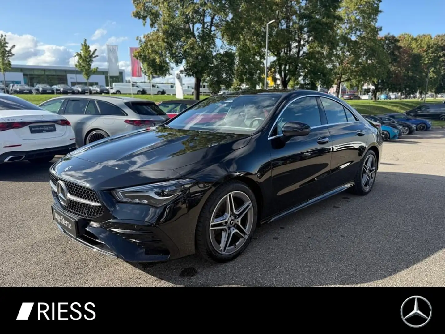 Mercedes-Benz CLA 200 d Coupé AUT Kam. KeyLess KlimaA LED LM Zwart - 1