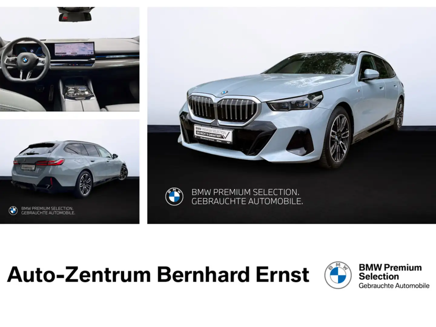 BMW 520 d Touring M Sportpaket Panorama Standhzg. AHK Grau - 1