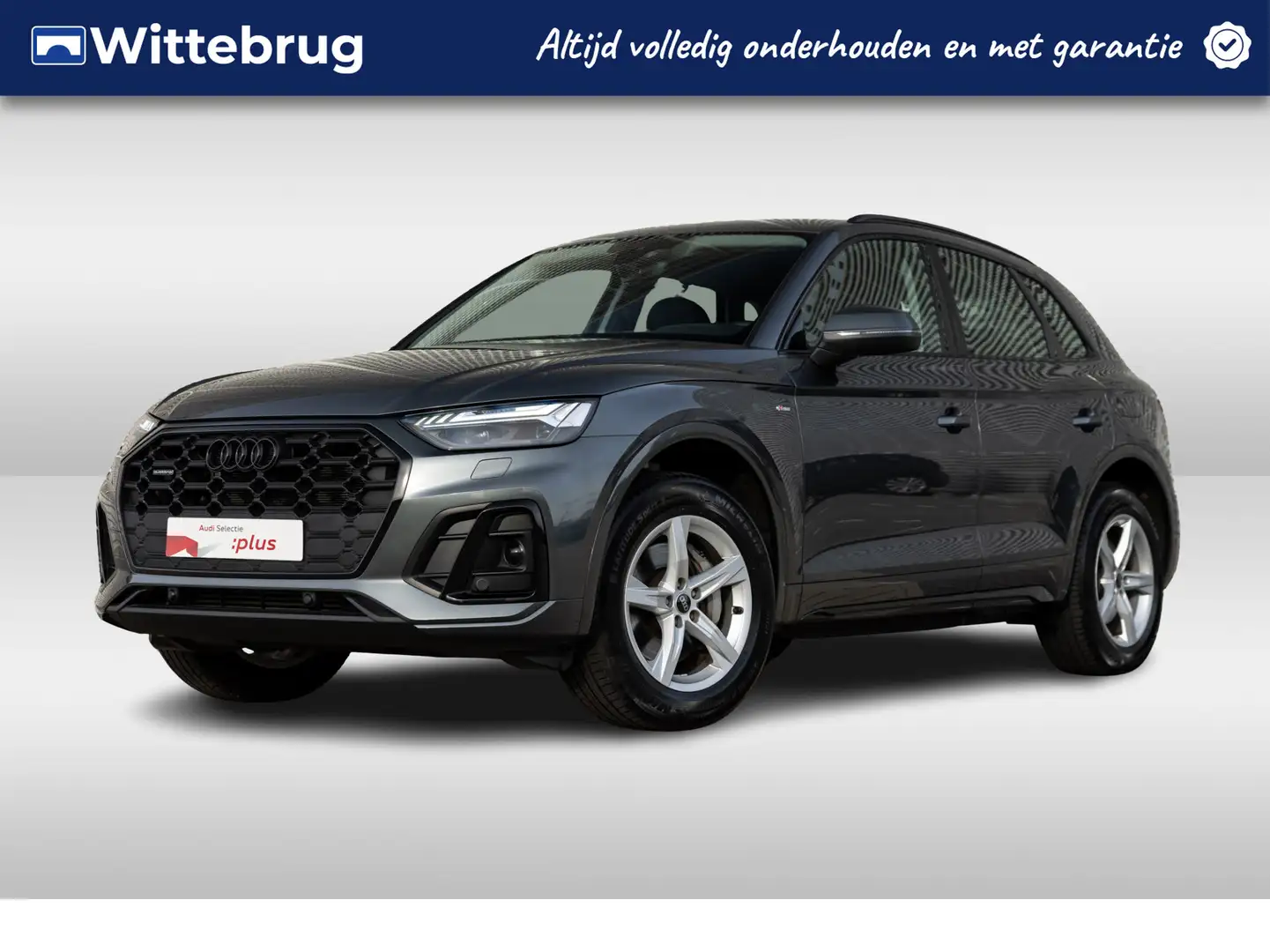 Audi Q5 50 TFSI e 299PK S Line | 18 inch | Zwart Optiek | Grijs - 1