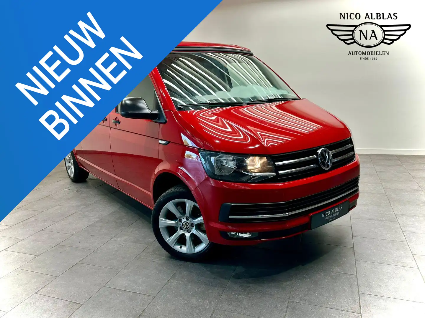 Volkswagen T6 Caravelle Camper 9 persoons Rood - 1