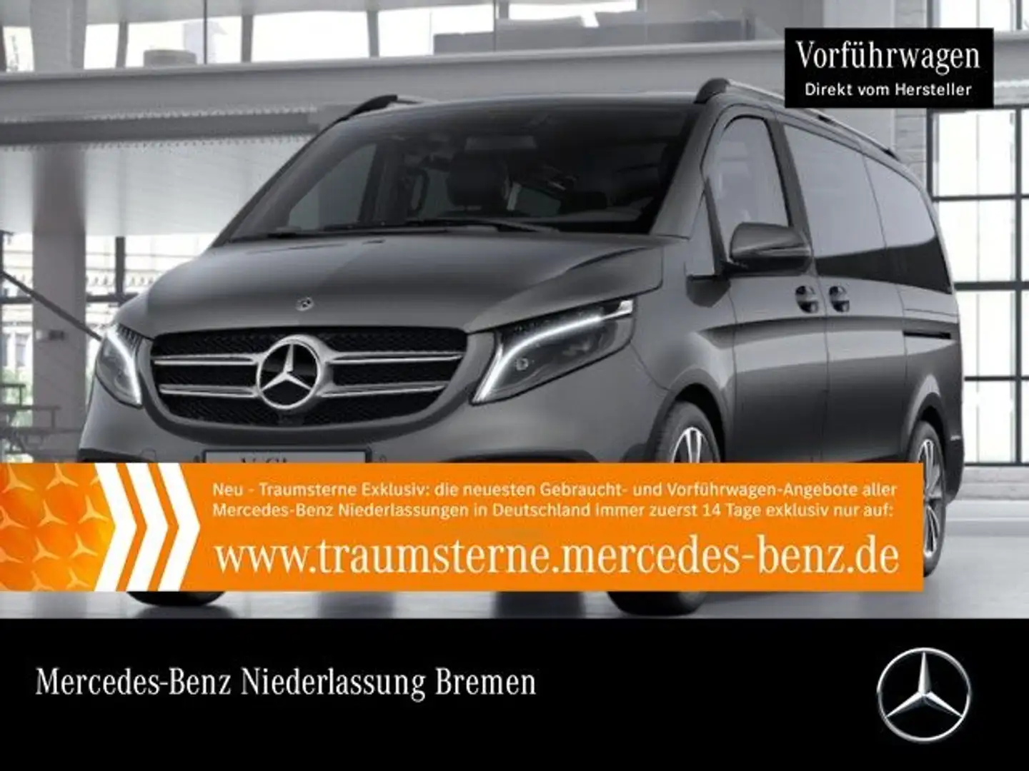 Mercedes-Benz V 250 d EDITION+SportP+9G+StandHZ+LED+Kamera+MBUX Grau - 1