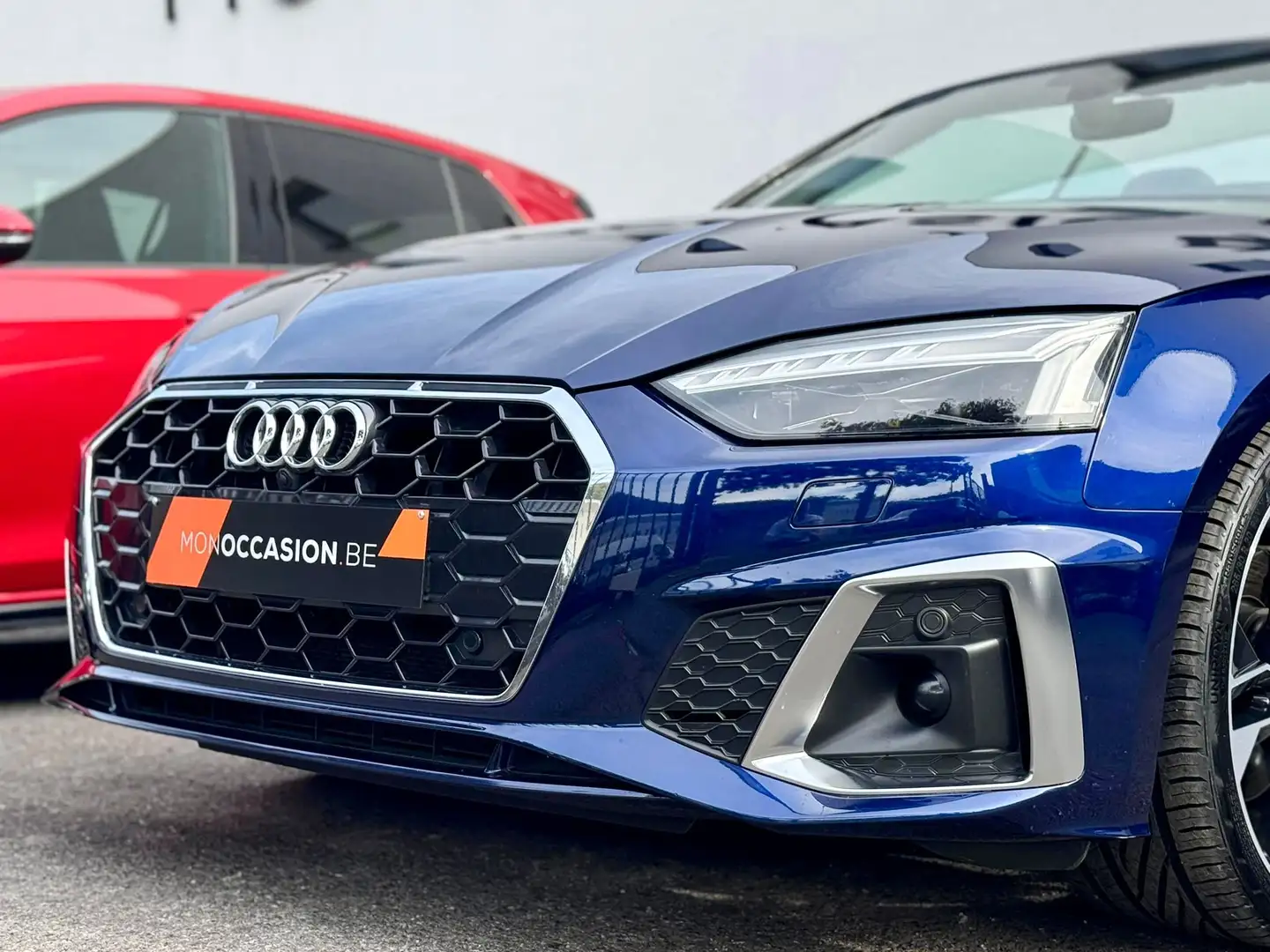 Audi A5 TDi CABRIOLET 2X S LINE CARPLAY B&O FULL !! Bleu - 2
