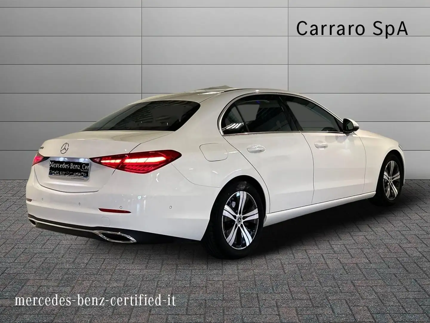 Mercedes-Benz C 200 - C 200 d mhev Advanced auto Bianco - 2