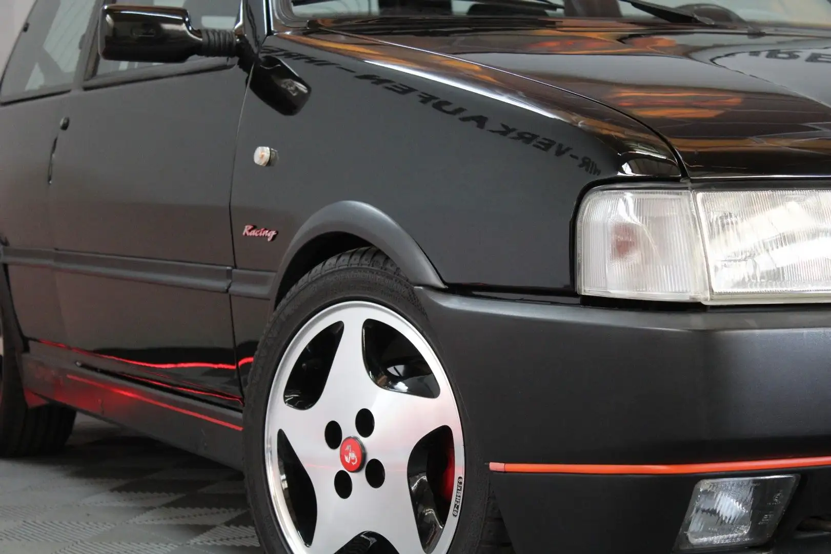 Fiat Uno Turbo i.e 1.4 Racing H Zulassung FRAME OFF Black - 2