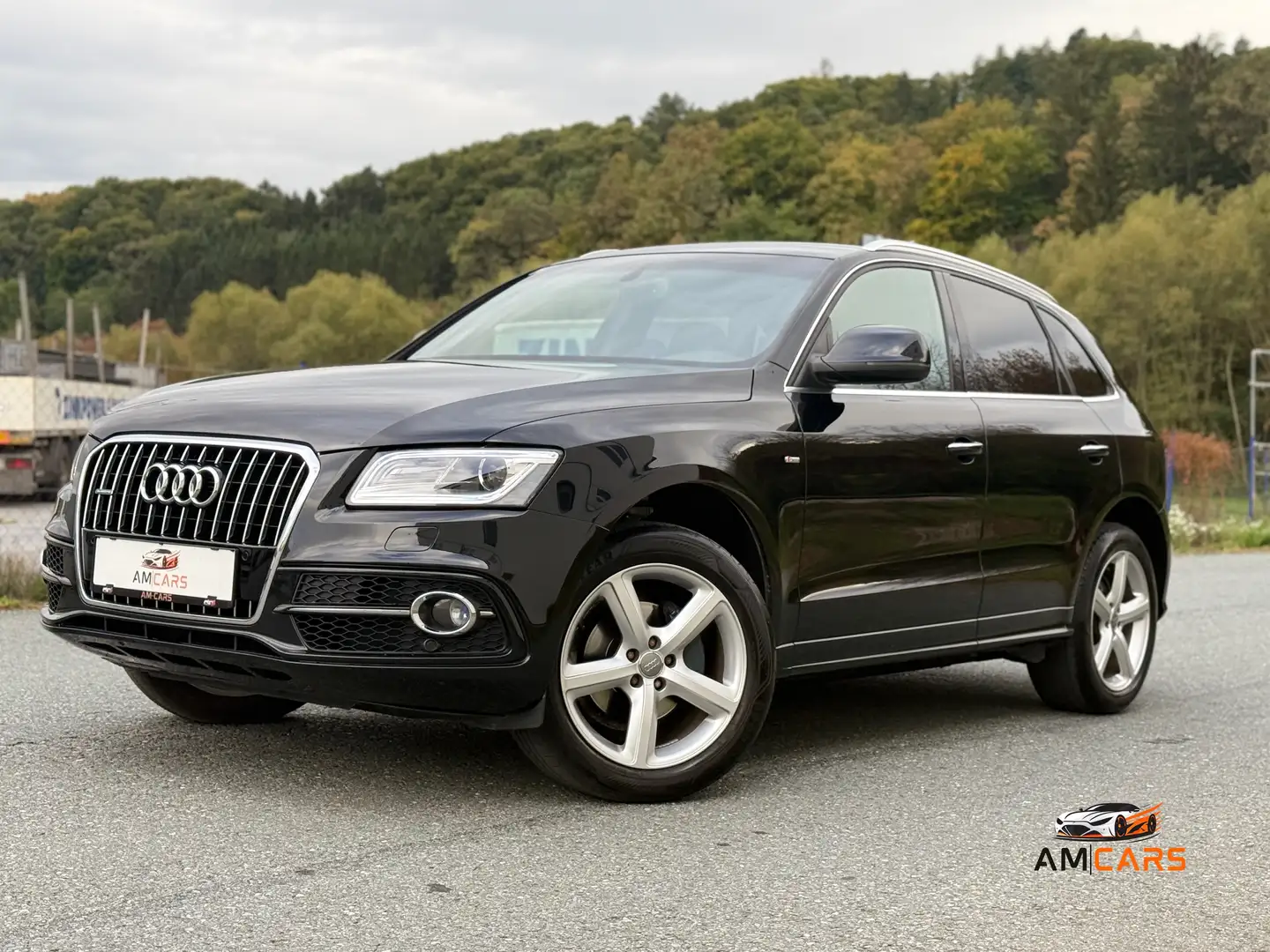 Audi Q5 Q5 2,0 TDI quattro Sport S-tronic Sport     **S-LINE*AHK**RFK**LED***EXPORT**GEWERBE**UVM..** Schwarz - 1
