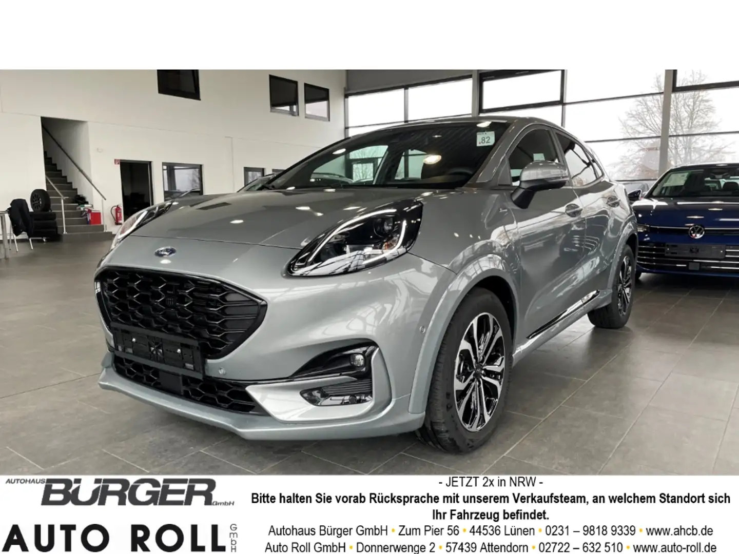 Ford Puma ST-Line 1.0 EcoBoost DSG Navi Kamera digi LED CarP Silber - 1